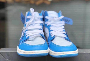 AJ1 ow 北卡蓝鞋带怎么系 OW联名AJ1北卡蓝鞋带系法推荐