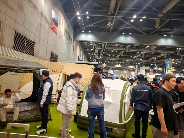 培尔户外亮相2026韩国户外露营展，创新产品引爆现场人气