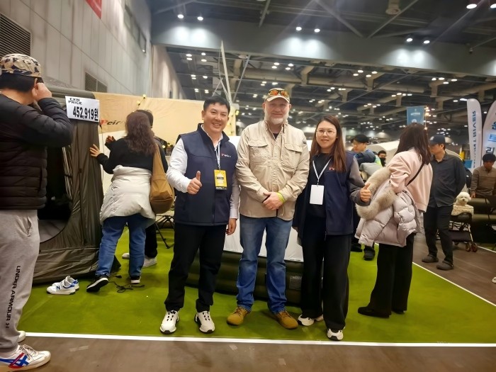 培尔户外亮相2026韩国户外露营展，创新产品引爆现场人气